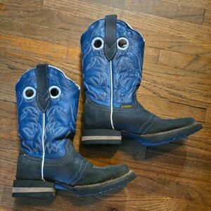 El General Men's Boots in Blue and Black